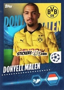 Sticker Donyell Malen - UEFA Champions League 2023-2024
 - Topps