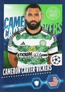 Sticker Cameron Carter-Vickers - UEFA Champions League 2023-2024
 n. 106 - Topps