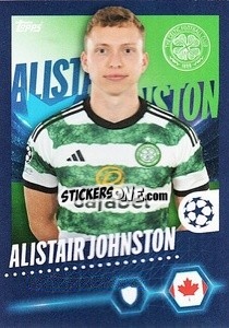 Sticker Alistair Johnston - UEFA Champions League 2023-2024
 - Topps