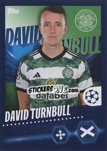 Sticker David Turn Bull - UEFA Champions League 2023-2024
 - Topps