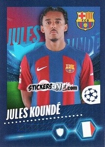 Sticker Jules Koundé - UEFA Champions League 2023-2024
 - Topps