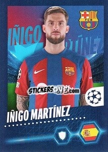 Sticker Iñigo Martínez - UEFA Champions League 2023-2024
 - Topps