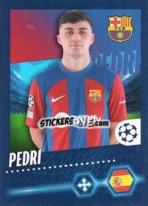 Sticker Pedri - UEFA Champions League 2023-2024
 - Topps