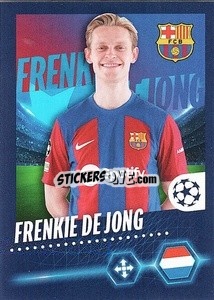 Sticker Frenkie de Jong - UEFA Champions League 2023-2024
 n. 133 - Topps