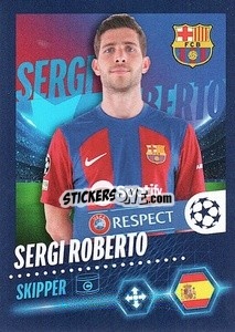Sticker Sergi Roberto - UEFA Champions League 2023-2024
 - Topps