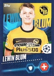 Figurina Lewin Blum - UEFA Champions League 2023-2024
 - Topps
