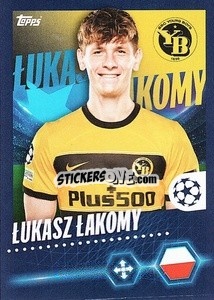 Sticker Łukasz Łakomy