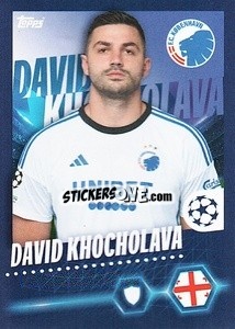 Sticker Davit Khocholava - UEFA Champions League 2023-2024
 - Topps