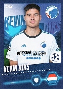Sticker Kevin Diks - UEFA Champions League 2023-2024
 - Topps