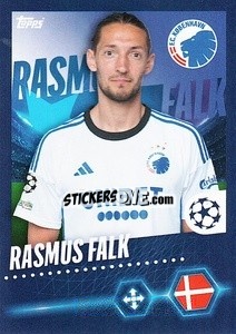 Cromo Rasmus Falk - UEFA Champions League 2023-2024
 - Topps