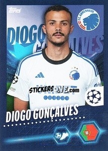 Sticker Diogo Gonçalves - UEFA Champions League 2023-2024
 - Topps