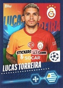 Sticker Lucas Torreira - UEFA Champions League 2023-2024
 n. 567 - Topps