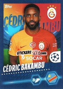 Sticker Cédric Bakambu - UEFA Champions League 2023-2024
 n. 572 - Topps