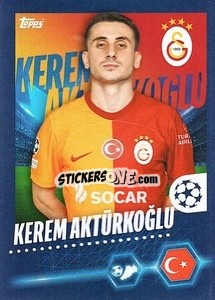 Sticker Muhammed Aktürkoğlu - UEFA Champions League 2023-2024
 - Topps