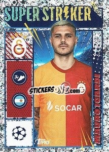 Sticker Mauro Icardi (Super Striker) - UEFA Champions League 2023-2024
 n. 576 - Topps