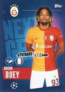 Sticker Sacha Boey (Next Gen) - UEFA Champions League 2023-2024
 - Topps