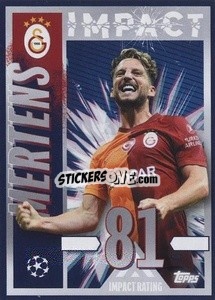Sticker Dries Mertens (Impact) - UEFA Champions League 2023-2024
 n. 578 - Topps