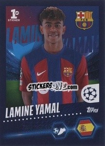 Sticker Lamine Yamal - UEFA Champions League 2023-2024
 n. 138 - Topps