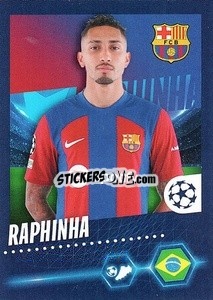 Sticker Raphinha - UEFA Champions League 2023-2024
 n. 139 - Topps