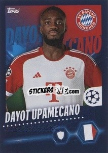 Sticker Dayot Upamecano - UEFA Champions League 2023-2024
 - Topps