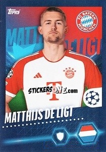 Sticker Matthijs de Ligt - UEFA Champions League 2023-2024
 - Topps