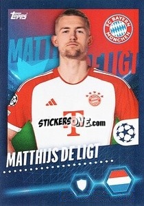 Sticker Matthijs de Ligt - UEFA Champions League 2023-2024
 n. 145 - Topps