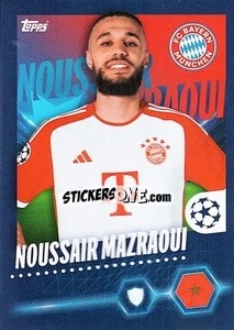 Sticker Noussair Mazraoui - UEFA Champions League 2023-2024
 n. 147 - Topps