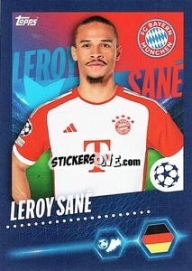 Sticker Leroy Sané - UEFA Champions League 2023-2024
 n. 154 - Topps