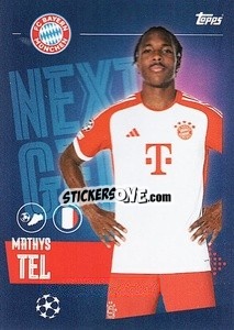 Sticker Mathys Tel (Next Gen) - UEFA Champions League 2023-2024
 n. 159 - Topps