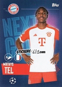 Figurina Mathys Tel (Next Gen) - UEFA Champions League 2023-2024
 - Topps