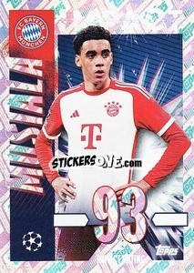 Sticker Jamal Musiala (Impact) - UEFA Champions League 2023-2024
 n. 160 - Topps