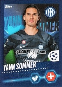 Sticker Yan Sommer - UEFA Champions League 2023-2024
 n. 162 - Topps