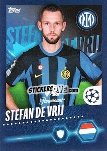 Sticker Stefan de Vrij - UEFA Champions League 2023-2024
 - Topps