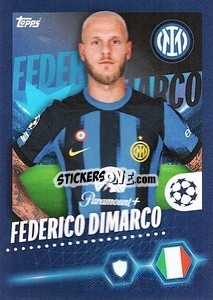 Sticker Frederico Dimarco - UEFA Champions League 2023-2024
 n. 166 - Topps