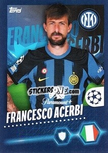 Sticker Francesco Acerbi - UEFA Champions League 2023-2024
 - Topps