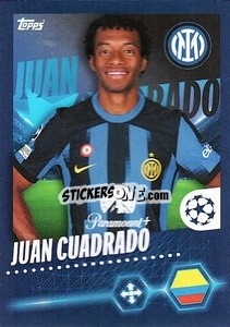 Figurina Juan Cuadrado - UEFA Champions League 2023-2024
 - Topps