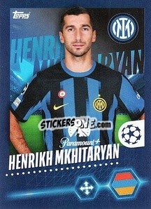 Sticker Henrikh Mkhitaryan - UEFA Champions League 2023-2024
 n. 174 - Topps