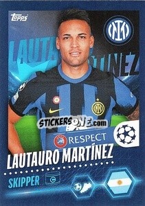 Sticker Lautaro Martínez - UEFA Champions League 2023-2024
 n. 176 - Topps