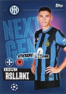 Sticker Kristjan Asllani (Next Gen) - UEFA Champions League 2023-2024
 - Topps