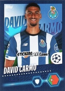 Sticker David Carmo - UEFA Champions League 2023-2024
 - Topps