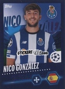 Sticker Nico González - UEFA Champions League 2023-2024
 - Topps