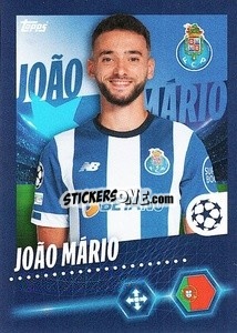 Sticker João Mário - UEFA Champions League 2023-2024
 n. 190 - Topps