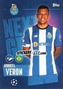 Sticker Gabriel Veron (Next Gen) - UEFA Champions League 2023-2024
 - Topps