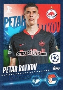 Sticker Petar Ratkov - UEFA Champions League 2023-2024
 - Topps