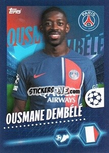 Sticker Ousmane Dembélé - UEFA Champions League 2023-2024
 n. 365 - Topps