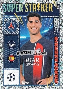 Sticker Marco Asensio (Super Striker) - UEFA Champions League 2023-2024
 n. 367 - Topps