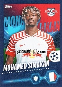Sticker Mohamed Simakan - UEFA Champions League 2023-2024
 n. 372 - Topps