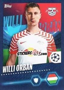 Cromo Willi Orbán - UEFA Champions League 2023-2024
 - Topps