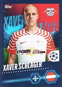 Sticker Xavier Schlager - UEFA Champions League 2023-2024
 n. 379 - Topps