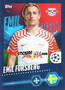 Sticker Emil Forsberg - UEFA Champions League 2023-2024
 n. 382 - Topps
